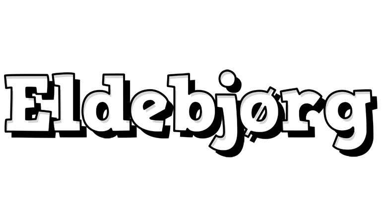 Eldebjørg snowing logo