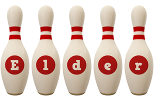 Elder bowling-pin logo