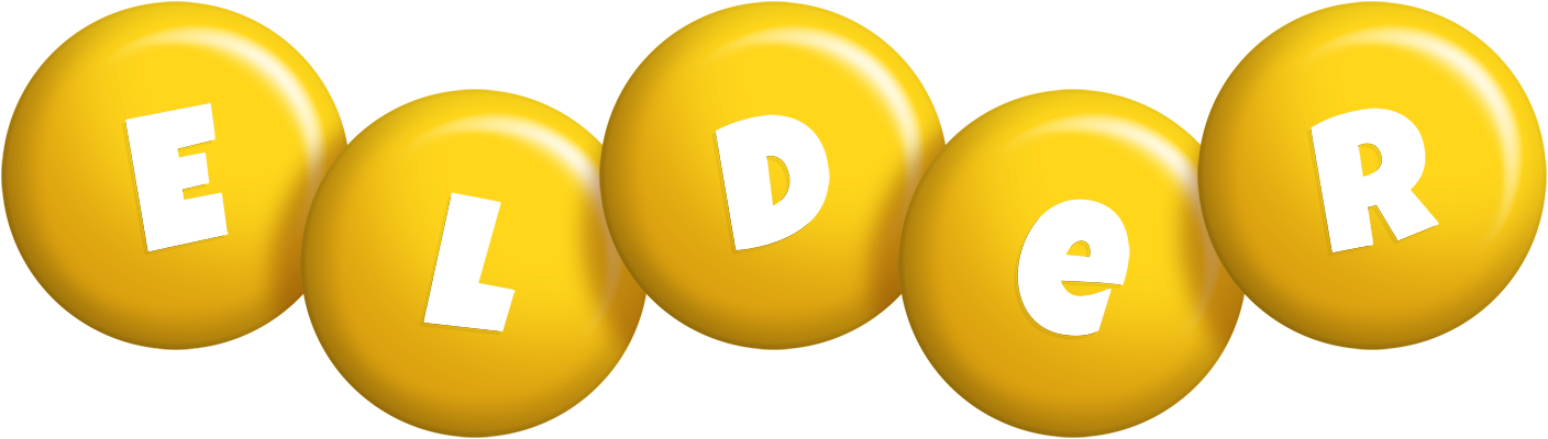 Elder candy-yellow logo