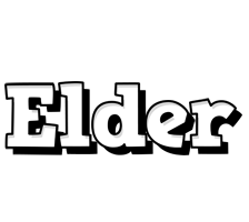 Elder snowing logo