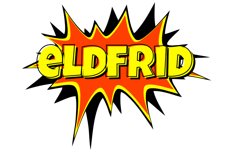 Eldfrid bazinga logo