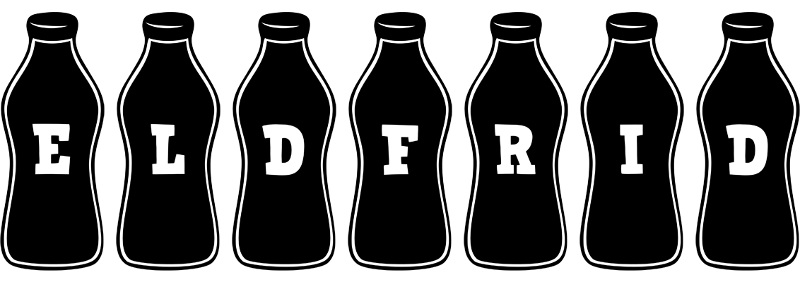 Eldfrid bottle logo