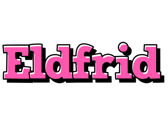 Eldfrid girlish logo