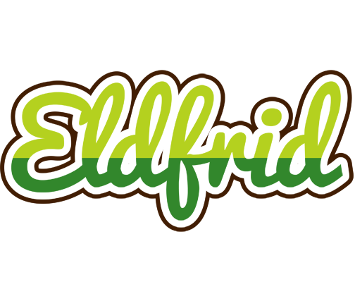Eldfrid golfing logo