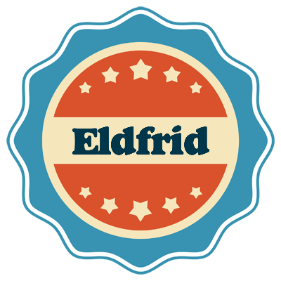 Eldfrid labels logo