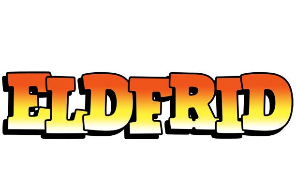 Eldfrid sunset logo