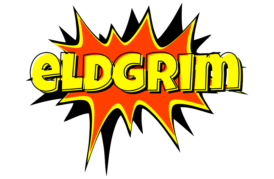 Eldgrim bazinga logo