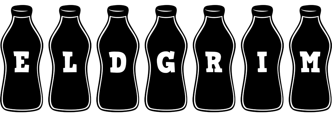 Eldgrim bottle logo