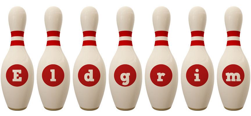 Eldgrim bowling-pin logo