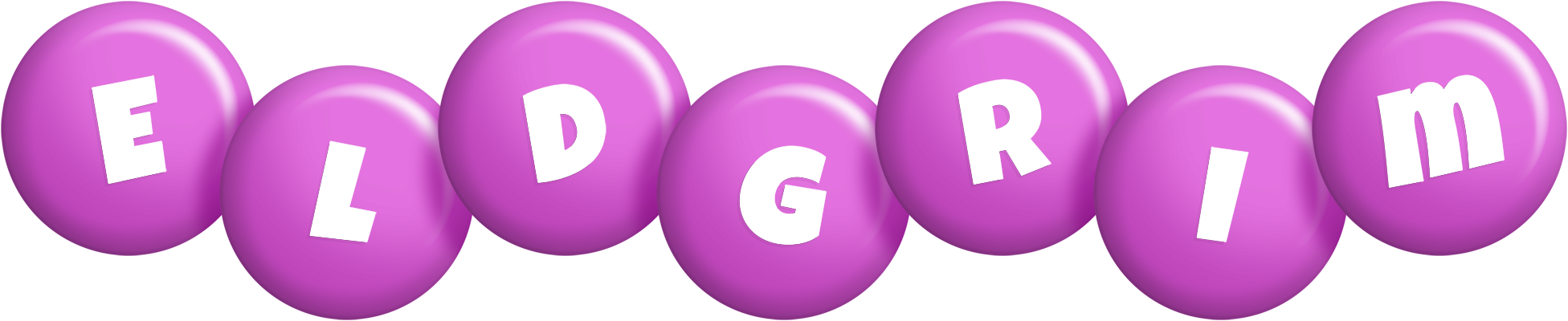 Eldgrim candy-purple logo