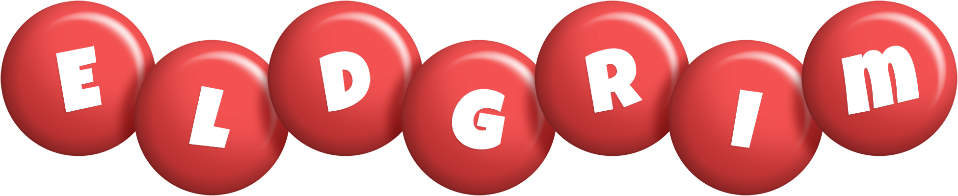 Eldgrim candy-red logo