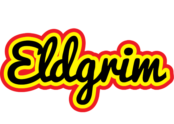 Eldgrim flaming logo
