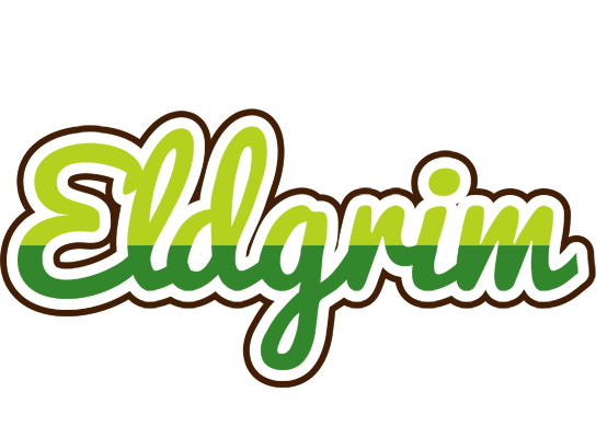 Eldgrim golfing logo