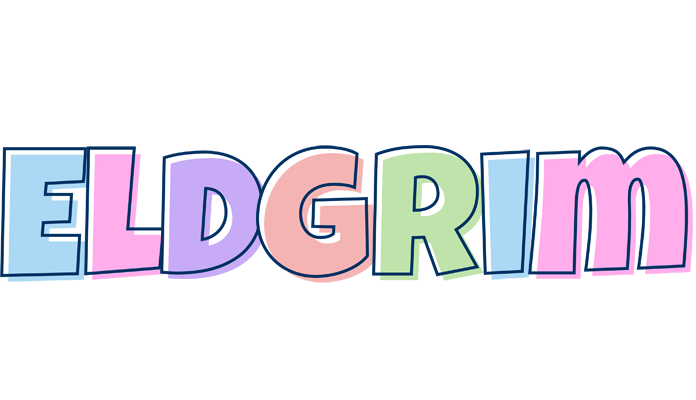 Eldgrim pastel logo