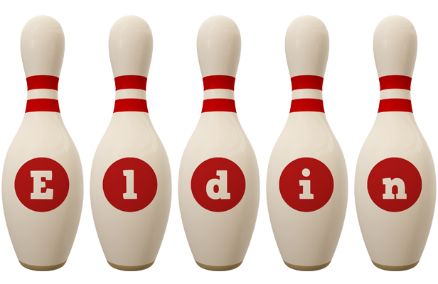 Eldin bowling-pin logo
