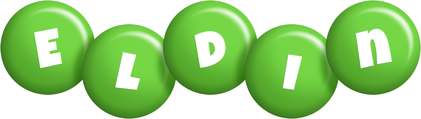 Eldin candy-green logo