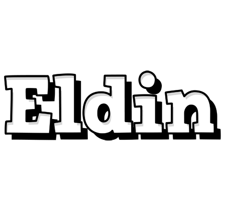 Eldin snowing logo