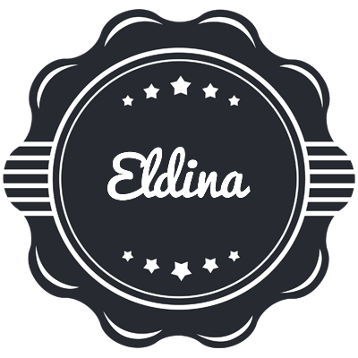 Eldina badge logo