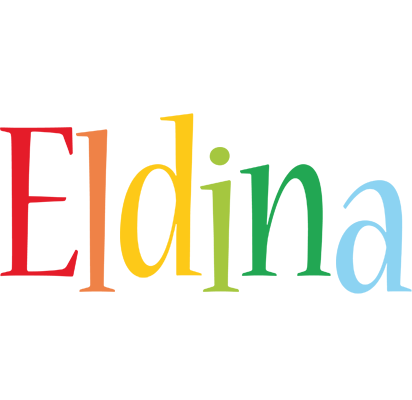 Eldina birthday logo