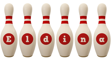 Eldina bowling-pin logo