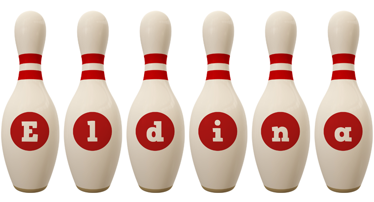 Eldina bowling-pin logo