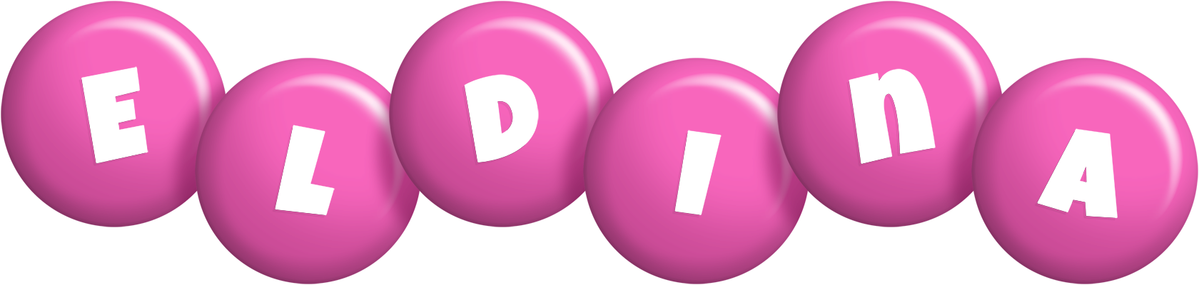 Eldina candy-pink logo