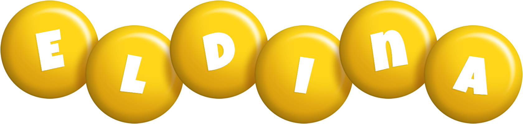 Eldina candy-yellow logo