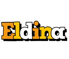 Eldina cartoon logo