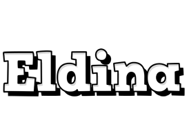 Eldina snowing logo