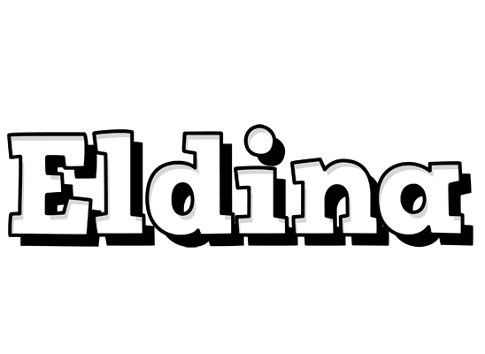 Eldina snowing logo