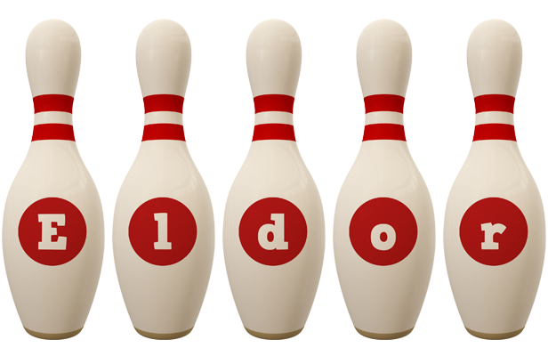 Eldor bowling-pin logo