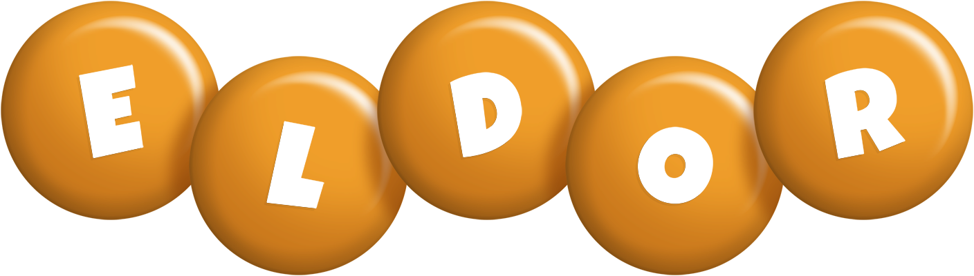 Eldor candy-orange logo