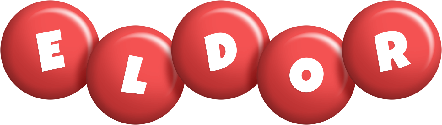 Eldor candy-red logo