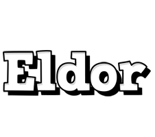 Eldor snowing logo