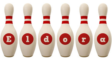 Eldora bowling-pin logo