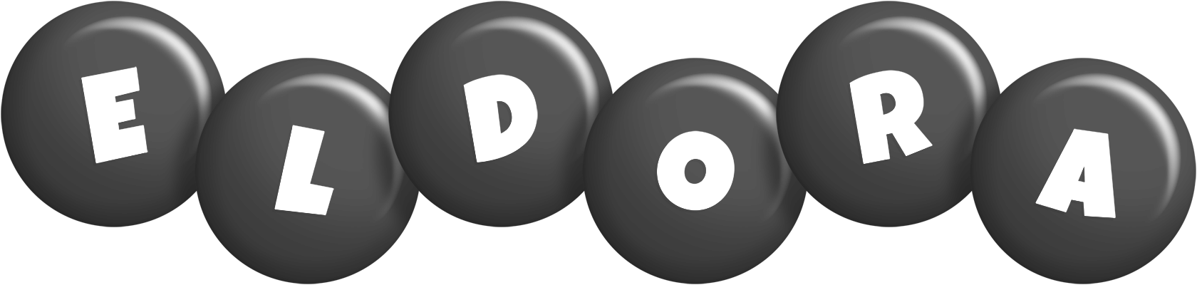 Eldora candy-black logo