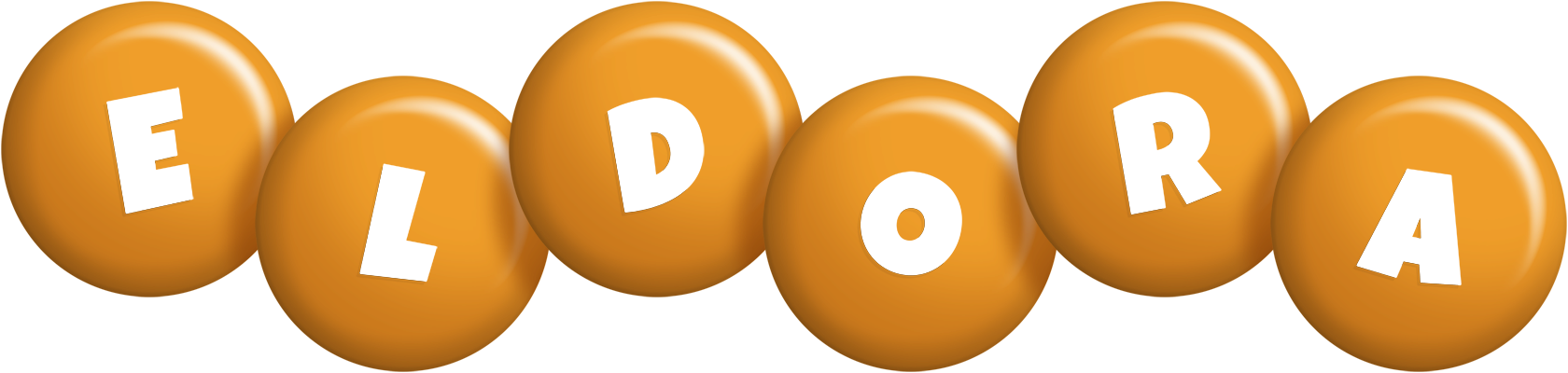 Eldora candy-orange logo