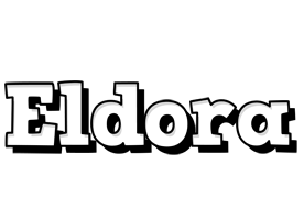 Eldora snowing logo