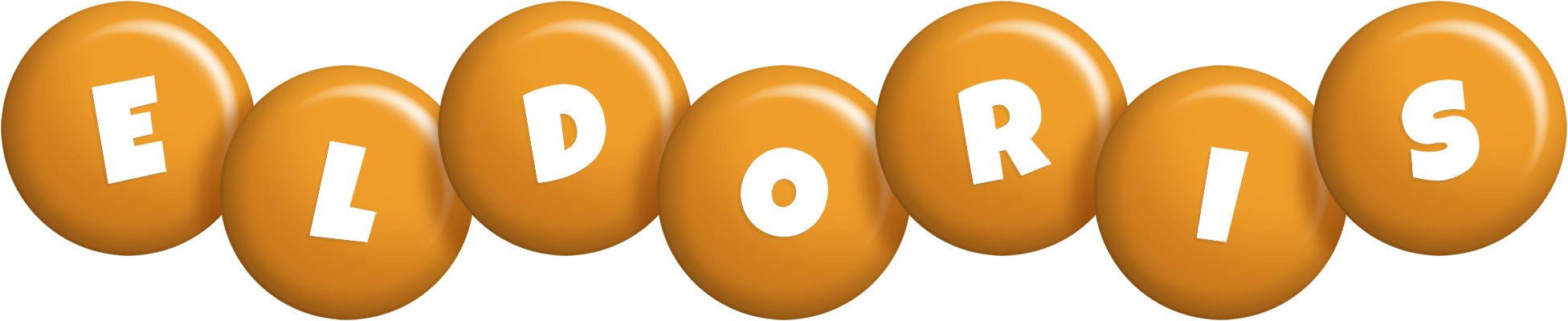 Eldoris candy-orange logo