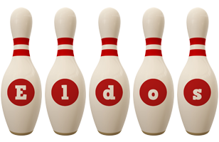 Eldos bowling-pin logo