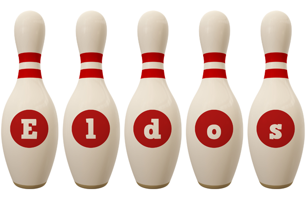 Eldos bowling-pin logo