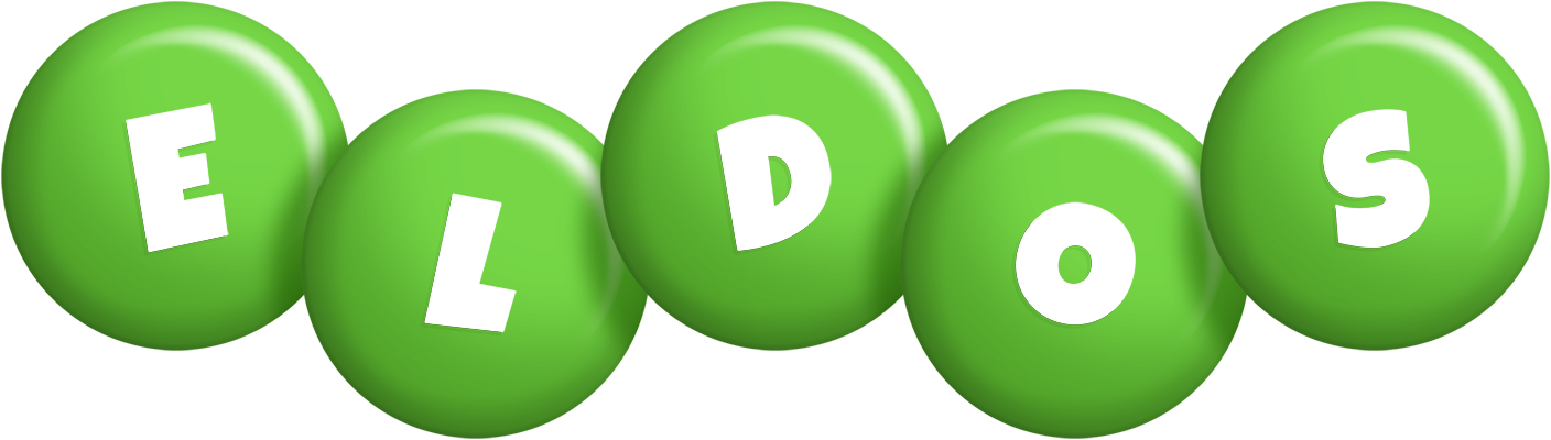 Eldos candy-green logo