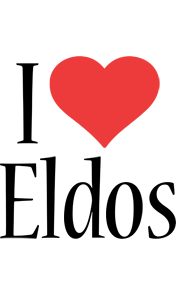 Eldos i-love logo