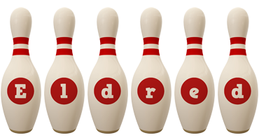 Eldred bowling-pin logo