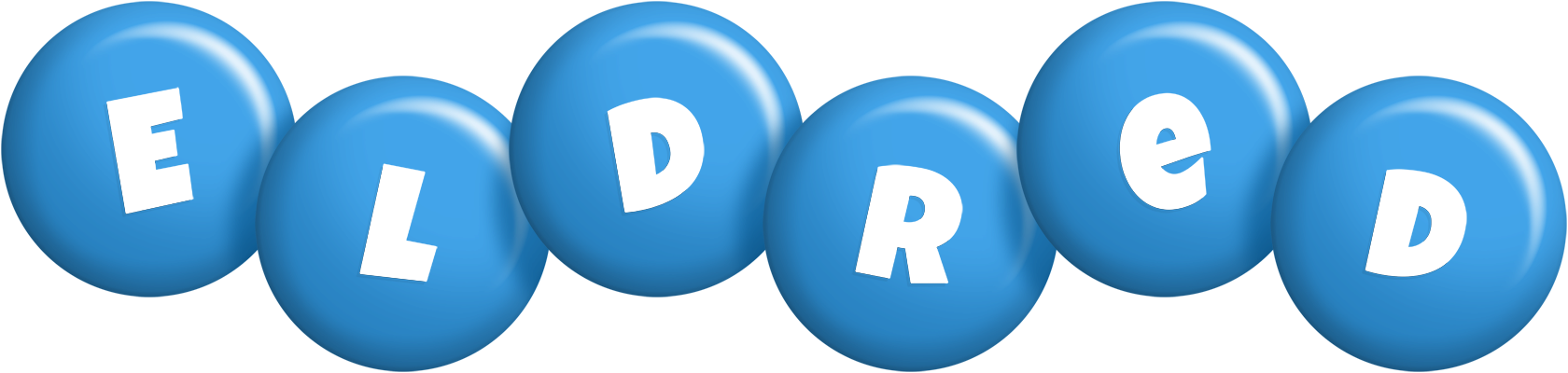 Eldred candy-blue logo