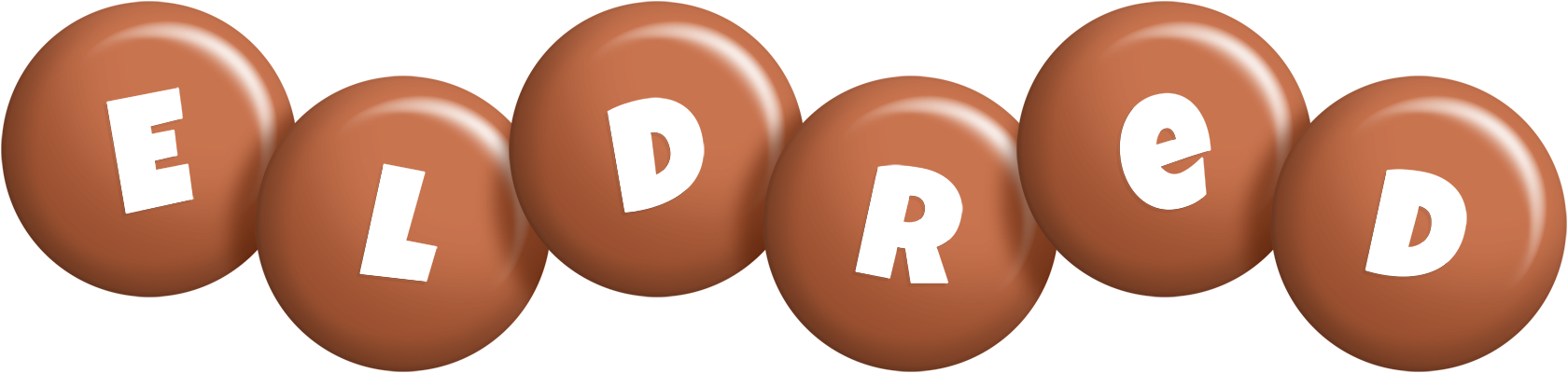 Eldred candy-brown logo