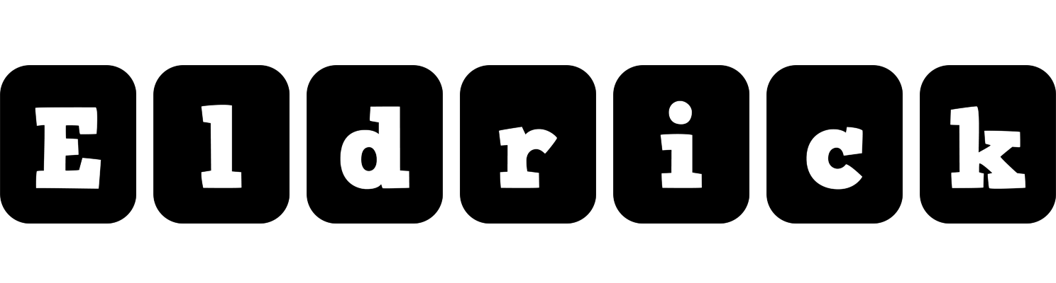 Eldrick box logo