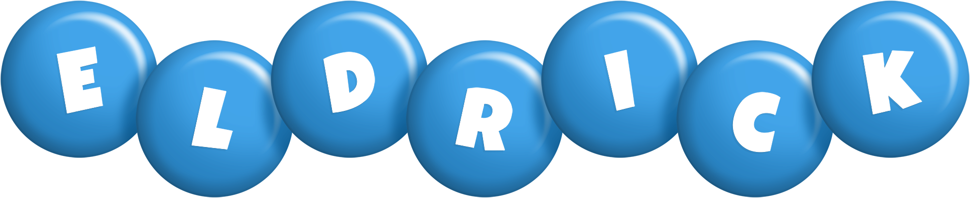 Eldrick candy-blue logo