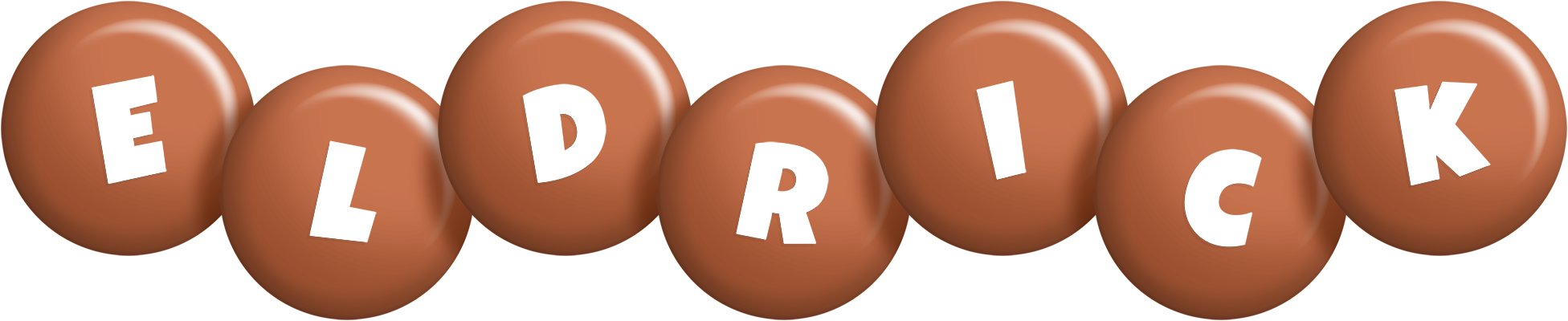Eldrick candy-brown logo
