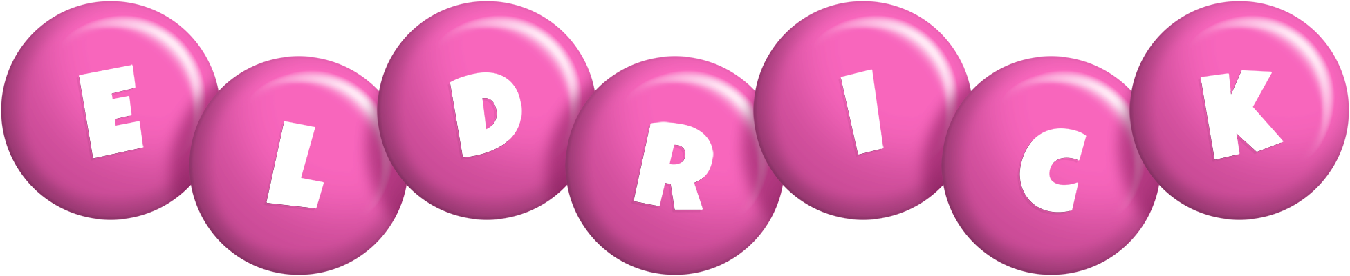 Eldrick candy-pink logo